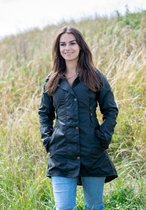 LAYS HOODED KATRINA WAX JACKET navy M