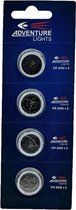 Adventure Lights Batterij CR 2032 x 2 voor Trident/TAG-IT (4 stuks)