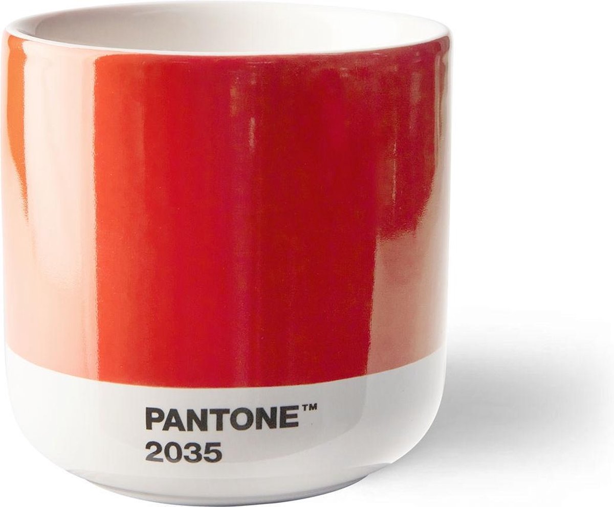 Copenhagen Design - Pantone - Cortado - Thermokopje - 190ml - Rood - 2035