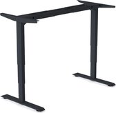 Zit Sta Frame Elektrisch Hijdra Pro - Verschuifbaar 120 cm tot 200 cm - Zonder blad - Memoryfunctie - Frame Zwart- Thuiswerkplek