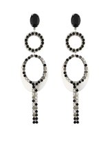 ZATTHU JEWELRY - N20FW228 - DILA STATEMENT OORBELLEN - ZWART