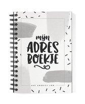 Adresboek met alfabet A6 zwart wit adressenboekje adresboekje klein wachtwoordenboekje
