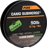 Fox Edges Submerge Camouflage Lead Free Woven Leader - 50lb - 10m - Camouflage
