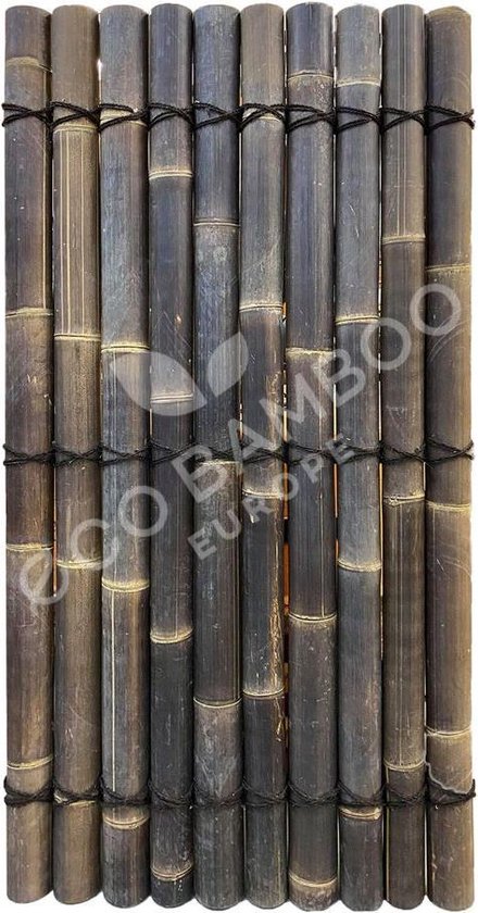 Black Bamboe,Bamboo tuinscherm, schutting, afrastering 240x90 cm