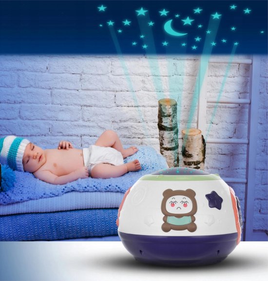 Nachtlampje Kinderen - Slaaptrainer Baby - Sterren Hemel Galaxy Projector