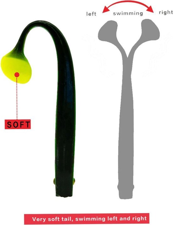 Hunthouse Vos Easy Swim Shiner 15cm (150mm) 3 Stuk van Hunthouse — afbeelding 4