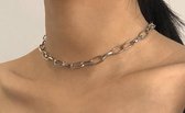 Chain ketting | zilver gekleurd