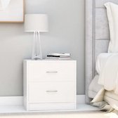nachtkastjes set van 2 - wit - lades - industrieel - hout - modern - nachtkastje - slaapkamer - L&B Luxurys