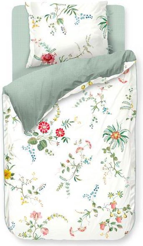 Pip Studio Fleur Grandeur dekbedovertrek - Eenpersoons - 140x200/220 - Wit