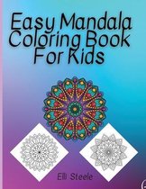 Easy Mandala Coloring Book For Kids