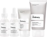 Gezichtsverzorging set The Ordinary - Routine tegen onzuiverheden en rode vlekjes - The Ordinary Squalane - The Ordinary Hyaluronic Acid 2% + B5 30ml + The Ordinary Niacinamide 10%