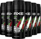 Axe Africa Bodyspray Deodorant - 6 x 150 ml - Voordeelverpakking