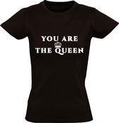You are the queen dames t-shirt | koningin | koninginnendag | koningklijk | cadeau | Zwart