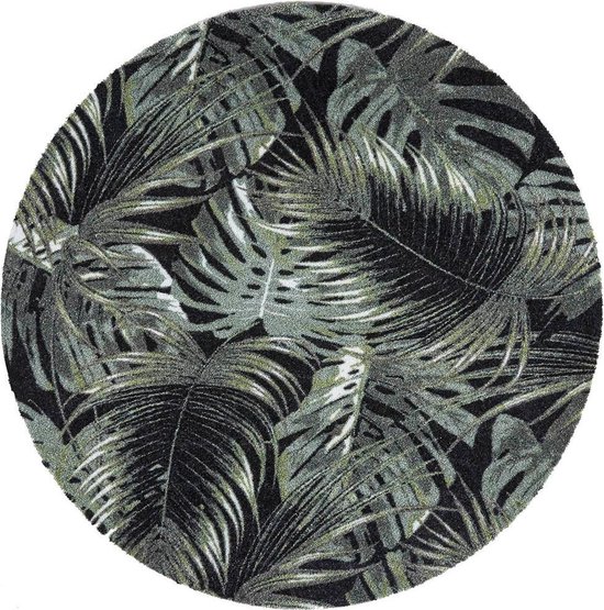 MD Entree - Vloerkleed - Universal - Palm Leaves - 100 cm Ø