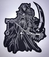 Biker rug patch Grim reaper