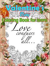 Valentine's Day Coloring Book for teens