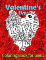 Valentine's Day Coloring Book for teens