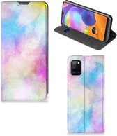 Bookcase Personaliseren Geschikt voor Samsung Galaxy A31 Telefoonhoesje Watercolor Light