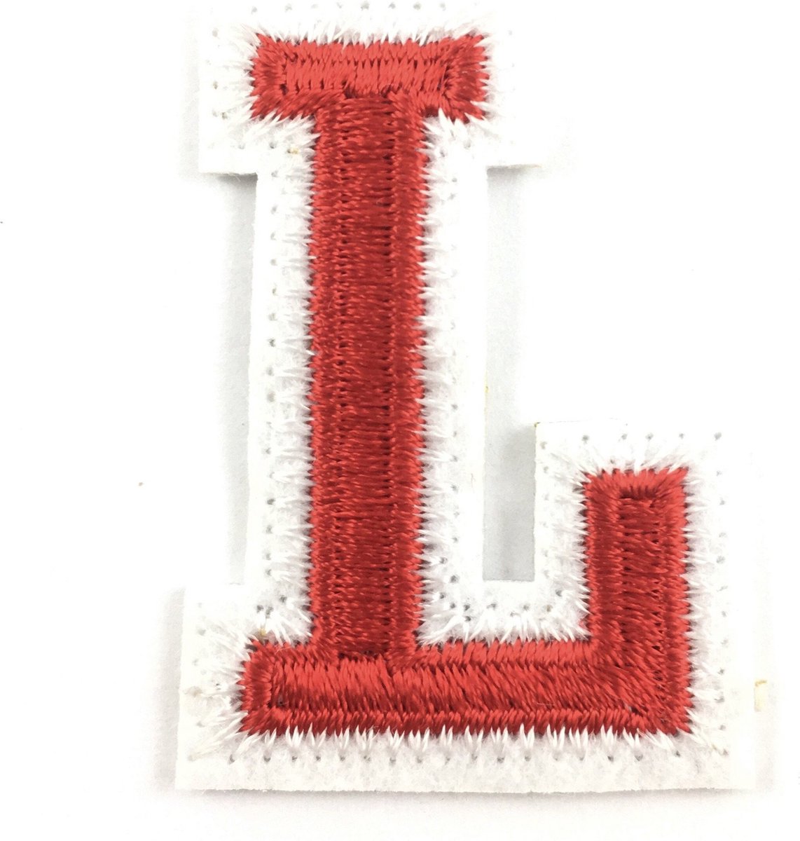 alfabet-letter-embleem-strijk-patch-rood-wit-letter-l-3-5-cm-4-5-cm