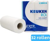 Euro Products | Keukenrol cellulose 2-laags | 16 x 2 rollen
