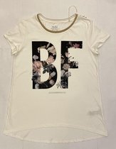 T-shirt femme EDC crème avec imprimé BF - Chemise Best frend for ever -