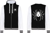 Hunter X Hunter - Hisoka Spider Varsity Mannen Hoodie - Zwart - S