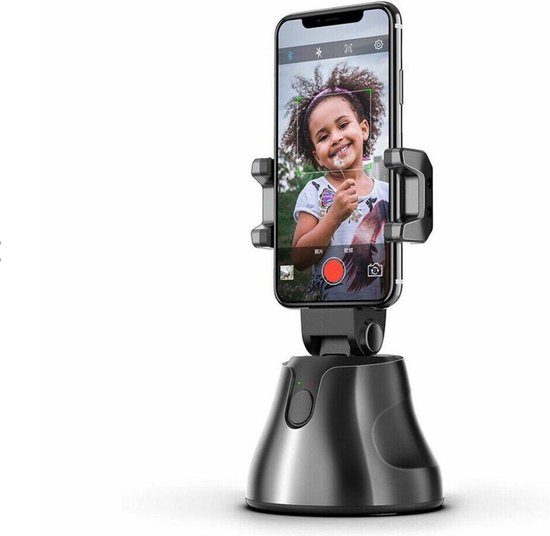 Auto Object Tracking Houder Smartphone - 360 Graden Selfie Stick - Mount  Telefoon -... | bol.com