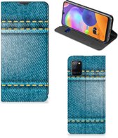 Telefoon Hoesje Geschikt voor Samsung Galaxy A31 Wallet Case Jeans