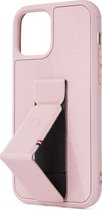 DECODED Stand Case Split, Stand-Functie, Strap Case - telefoonhoes geschikt voor iPhone 12 / 12 Pro - Roze
