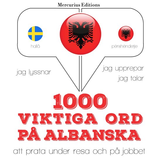 1000 viktiga ord på albanska - cover