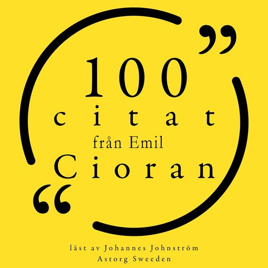 100 citat från Emil Cioran - cover