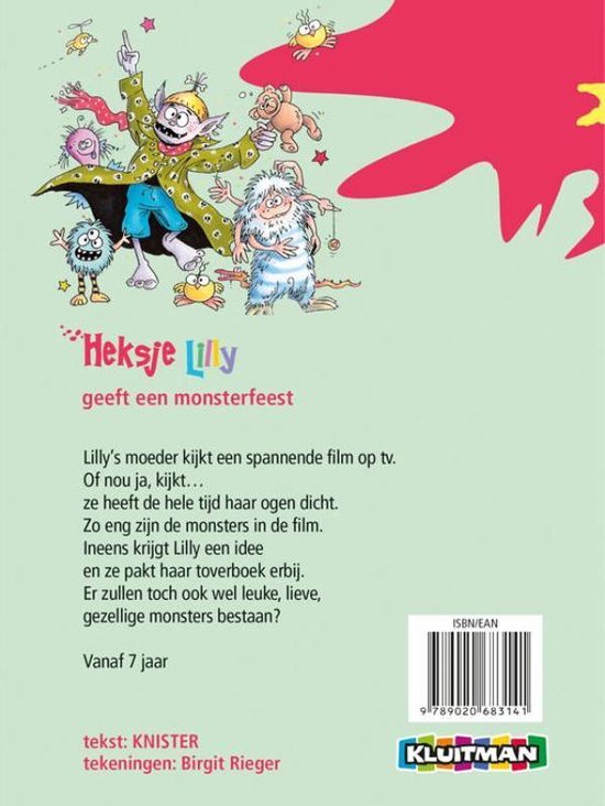 Kluitman AVI boeken - Heksje Lilly geeft een monsterfeest - AVI-E4
