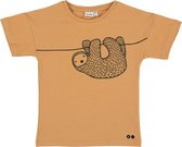 Trixie T-shirt Silly Sloth Junior Katoen Bruin Maat 104