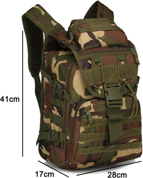 rugzak - backpack - schooltas - zwart - 30 liter | bol.com