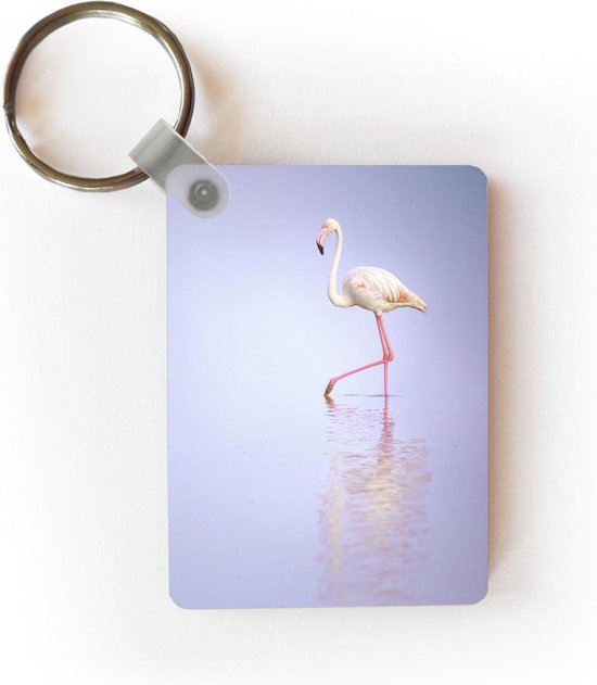 Porte-clés Flamant Rose Lot De 24 - Accessoires Fête Hawaïenne & Tropicale | Cadeaux Invités