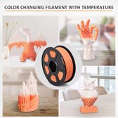 SUNLU PLA filament 1.75mm 1kg Color Change Oranje