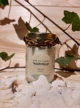 Handgemaakte - 100% ecologische sojawas kaars -70 gram - >30 branduren - J&K Soy Candles