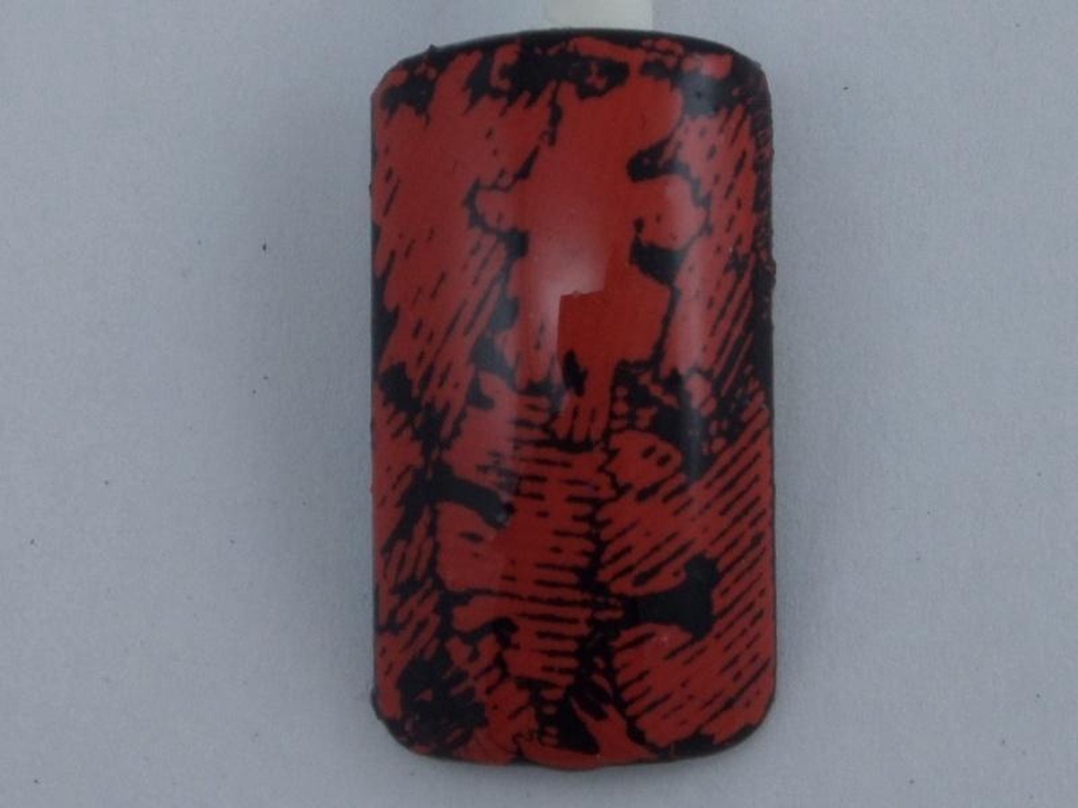 Goedkoopste Korneliya Nailart folie - Transfer folie - Nagel Folie Mat CraquelÃ© Rood 206