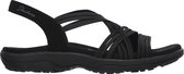 Skechers Reggae Slim - Simply Stretch Dames Sandalen - Black - Maat 41