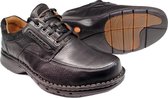 Clarks UNSTRUCTURED UN BEND heren veterschoen - zwart - 44