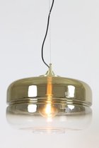 Light & Living Hanglamp Ø40x25,5 cm CHERLE glas goud+mat goud