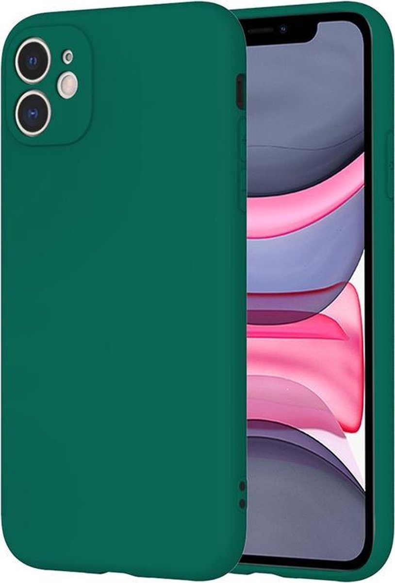 Color Backcover voor iPhone 11 Pro - Groen