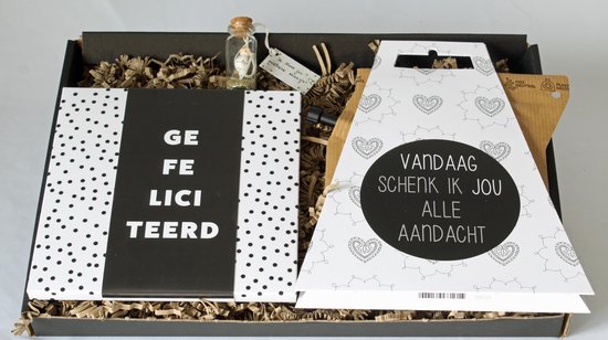 investering Vernietigen Gestaag Brievenbus cadeau vandaag schenk ik jou alle aandacht, cadeau verjaardag,  chocolade,... | bol.com
