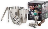 BARcrafts cocktailshaker set - cocktail set - 7-delig - Roestvrij staal