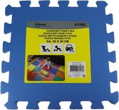 36 Stuks blauwe puzzel vloertegels foam 30 x 30 cm - Puzzel speelmat -   Baby/peuter speelgoed matten