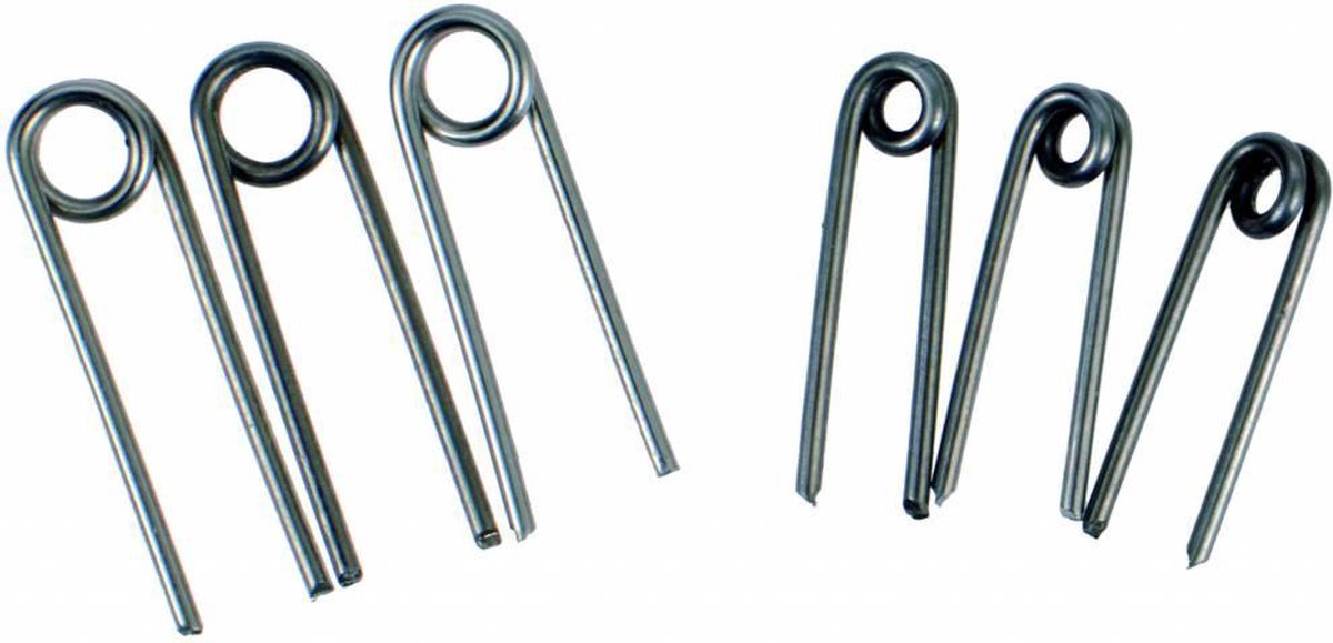 Predox Stinger Keepers - stalen bevestigingspinnen met oog voor het vastzetten van stingers in softbaits Small