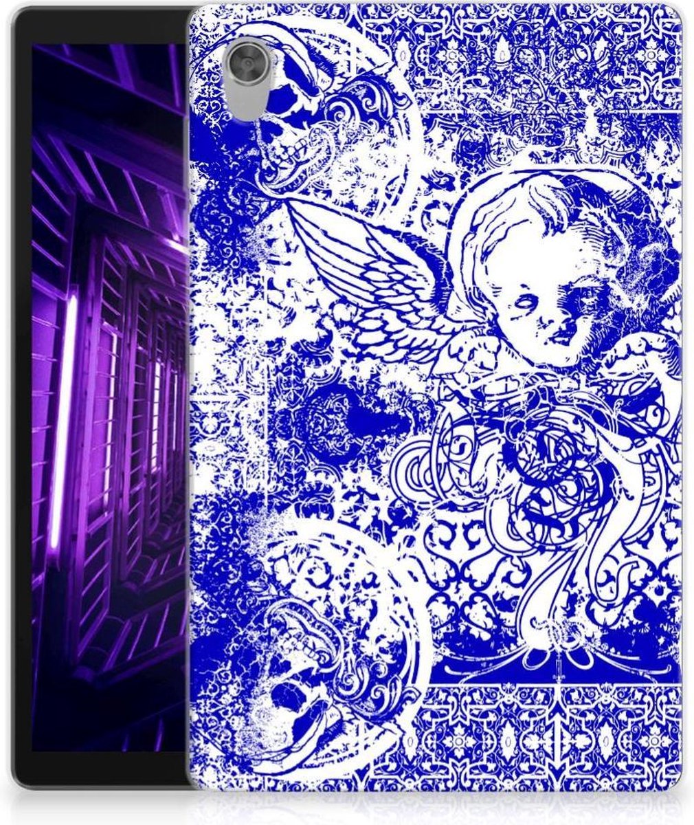 Tablet BackCover Lenovo Tab M10 HD (2de generatie) Angel Skull Blauw