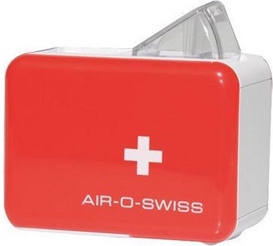 Boneco 7146 SE Mini Ultrasone Luchtbevochtiger Swiss Edition Rood/Wit