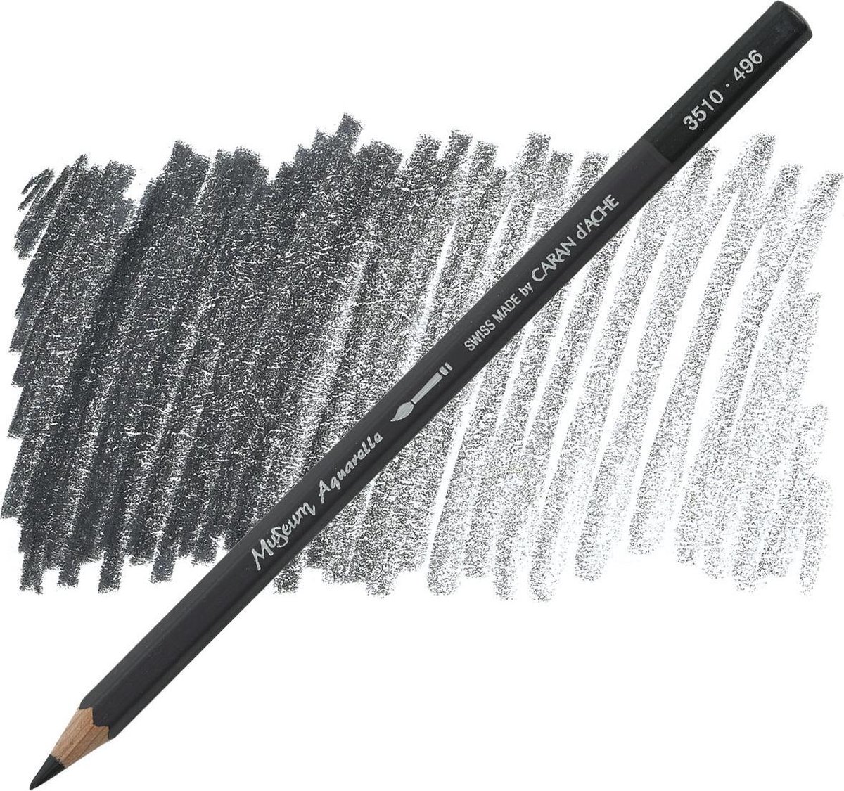 Caran d'ache Museum Aquarelle Potlood - Ivory Black (496)