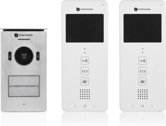 Smartwares DIC-22122 Video Intercom Systeem Voor 2 Appartementen